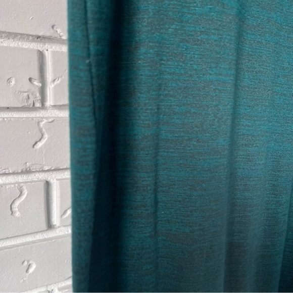 Banana Republic Luxespun Mock-Neck Sweater Dress Side Slit, Green, XSP NWT - Picture 7 of 13